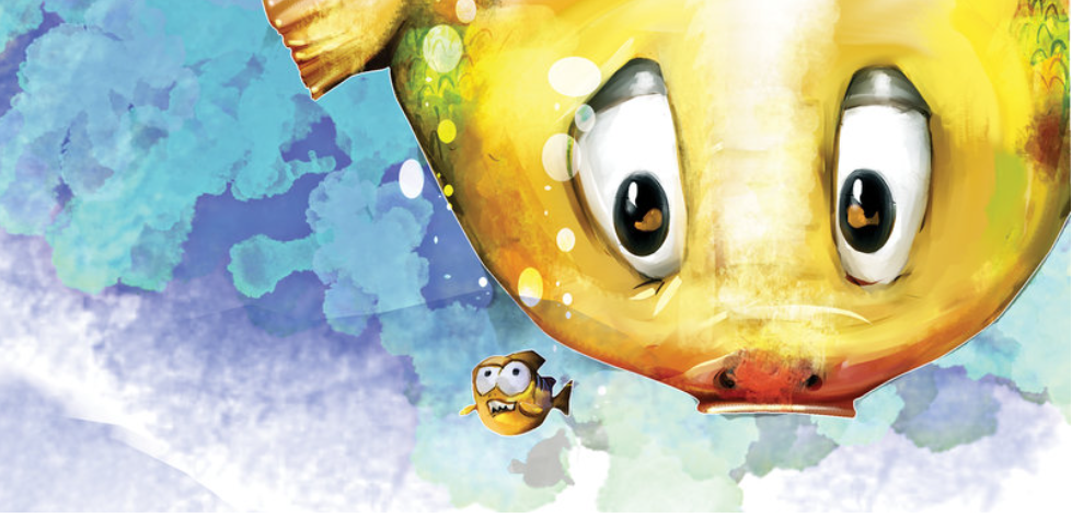 سمكة الينفوخ العالقة