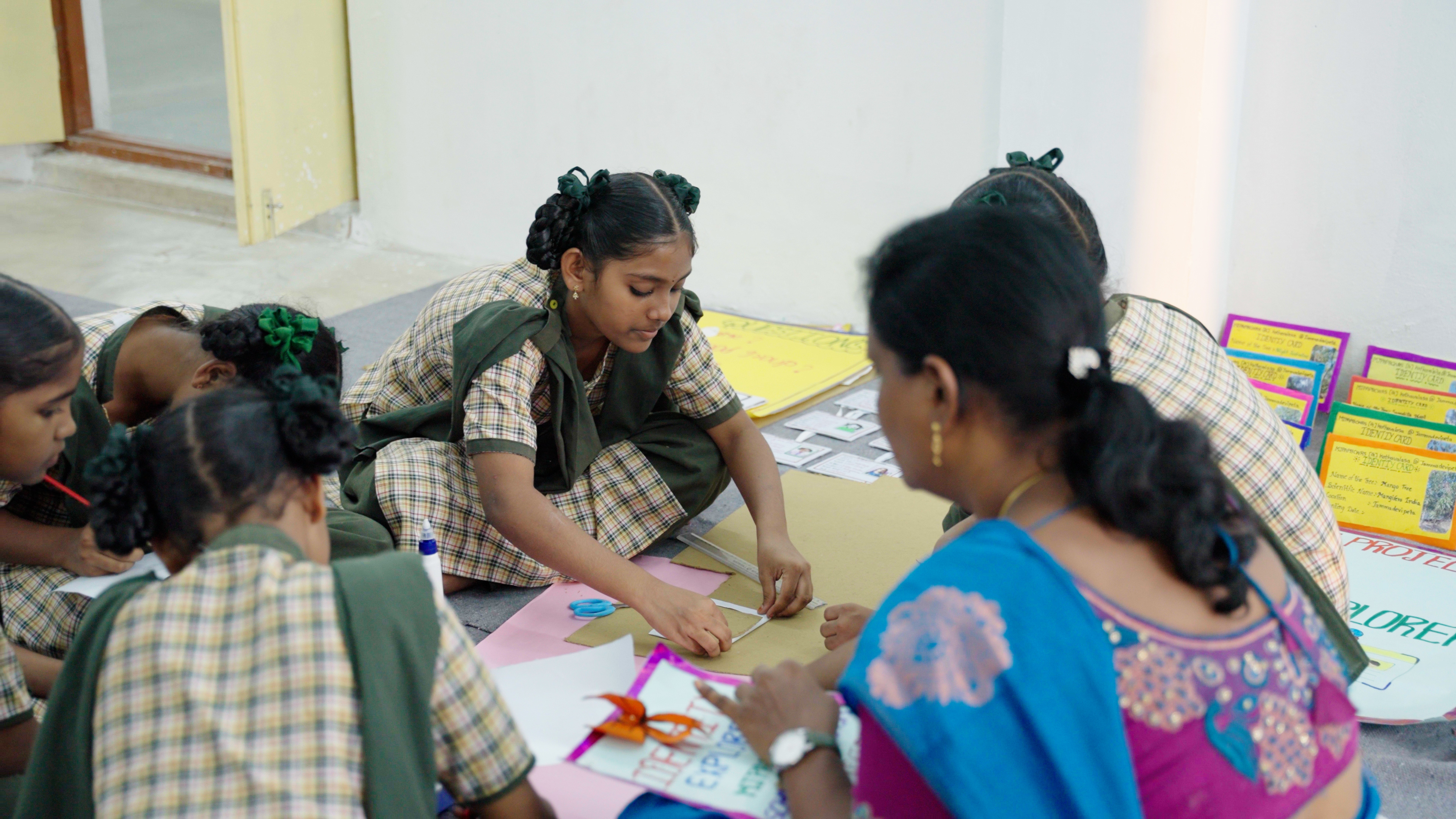 Students studying together
